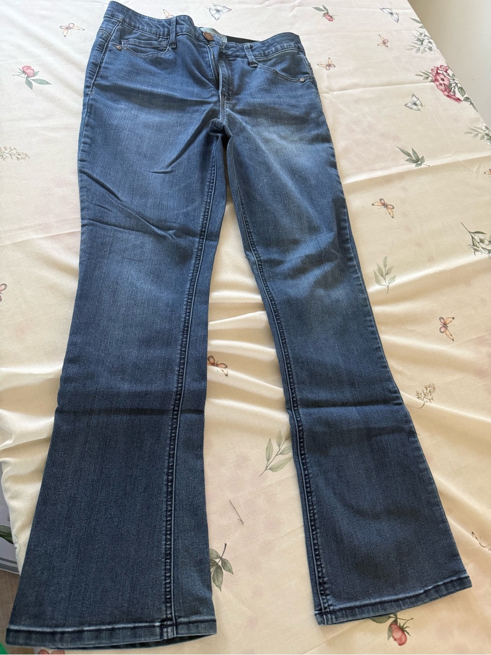 Wit of Wisdom Women’s Dark Blue Flare Jeans